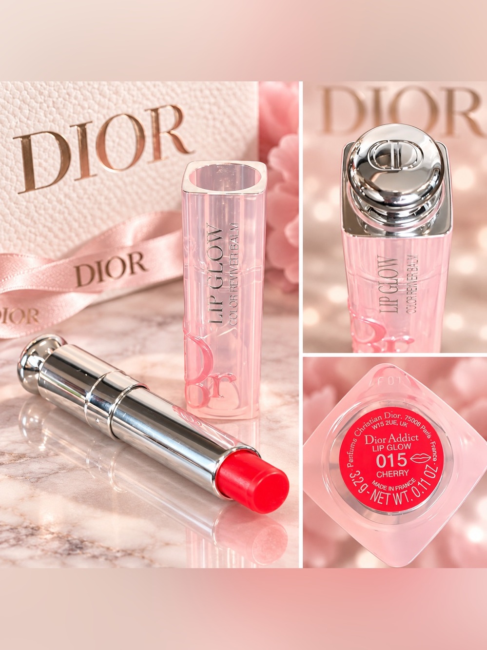 Dior Addict Lip Glow Lip Balm - Cherry 015 Reviver Balm